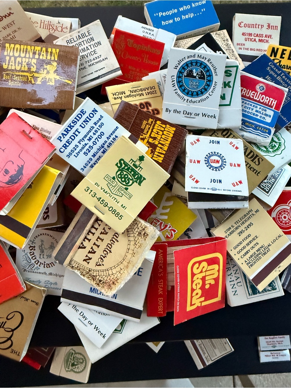 Matchbook collection- all Michigan Classic Bar Matches